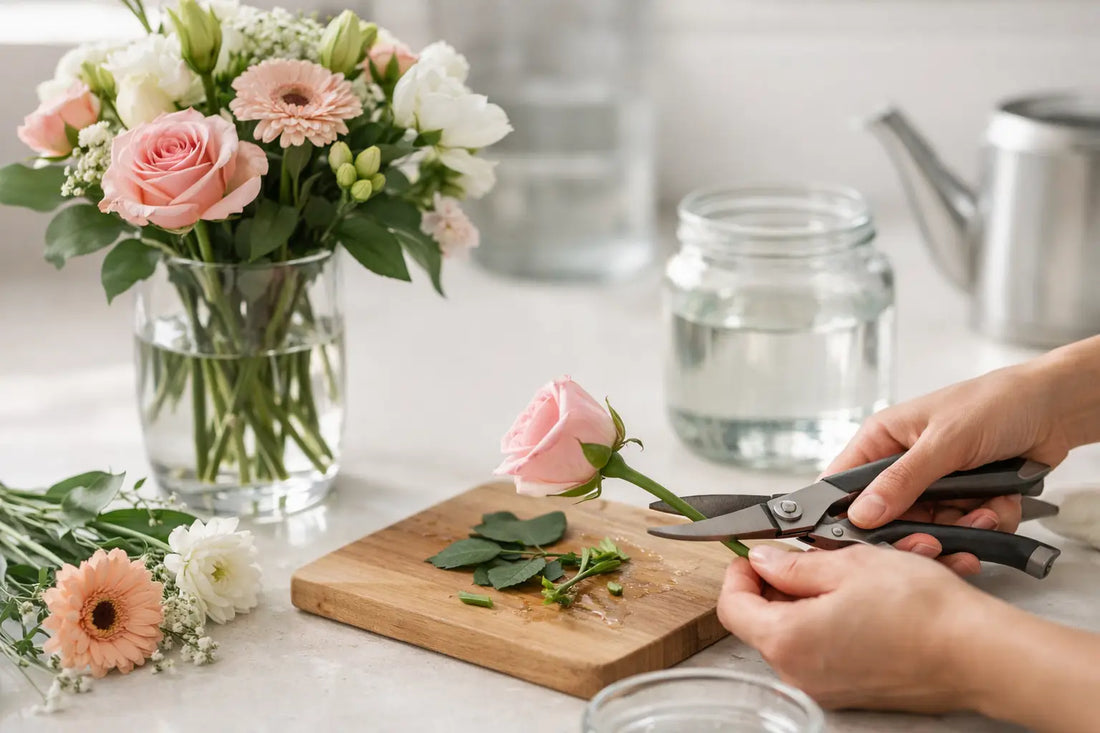 How to Care Cut Flowers Properly