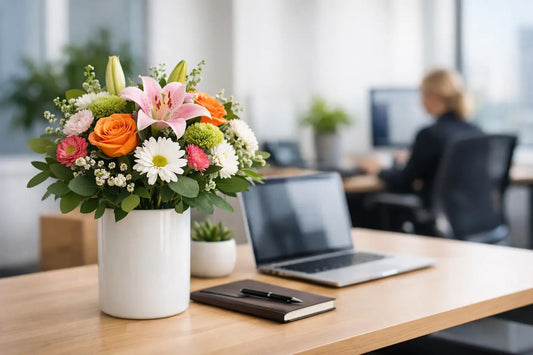 Office Flowers Subscription for Better Workspaces